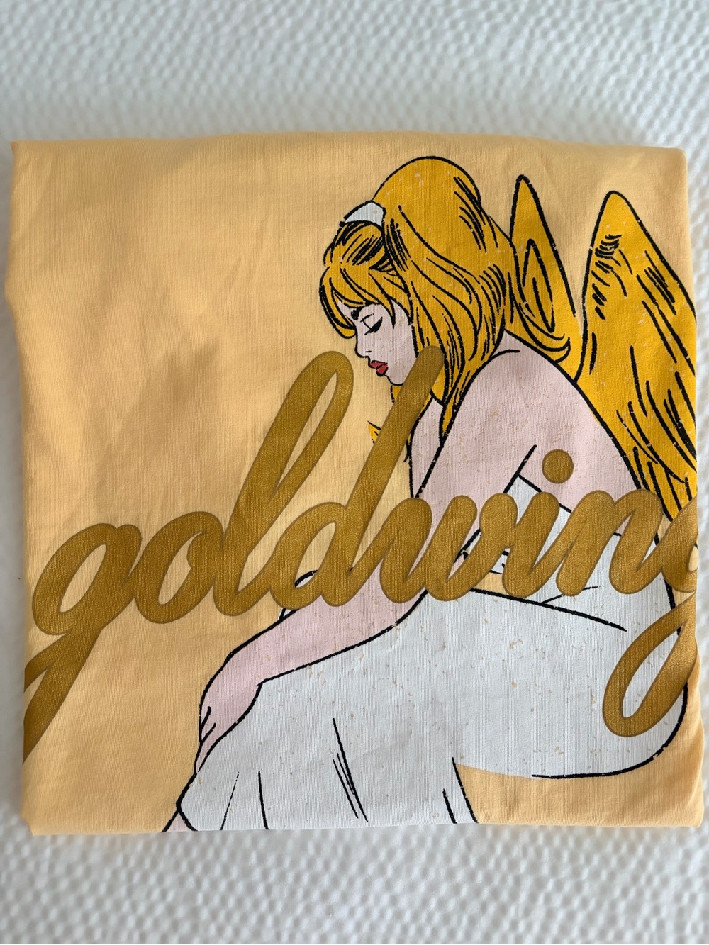 Goldwing Yellow Angel Graphic Tee - Women's Short Sleeve - Picture 3 of 7